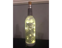 Silver Owl Light Bottle UK ONLY