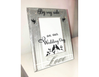 By My Side on our Wedding Day Photo frame UK ONLY