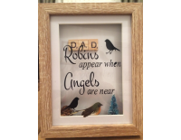 Robins Appear Box Frame UK ONLY